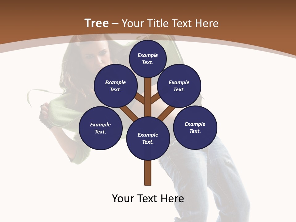 Grace Posing White PowerPoint Template