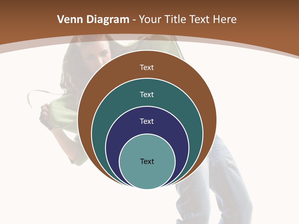 Grace Posing White PowerPoint Template