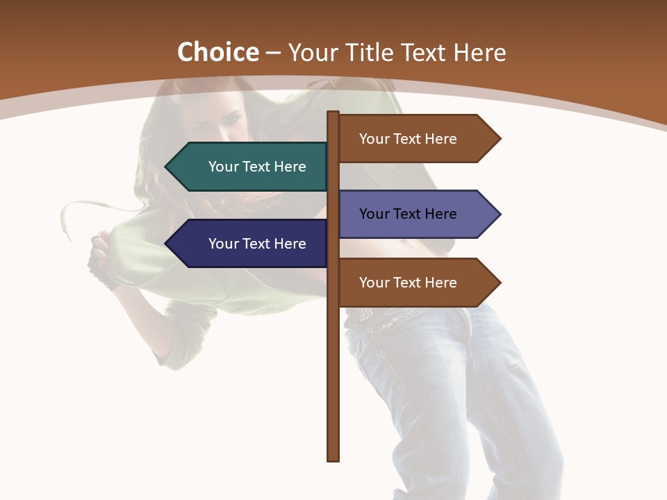 Grace Posing White PowerPoint Template