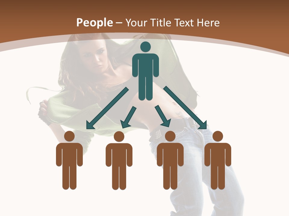 Grace Posing White PowerPoint Template