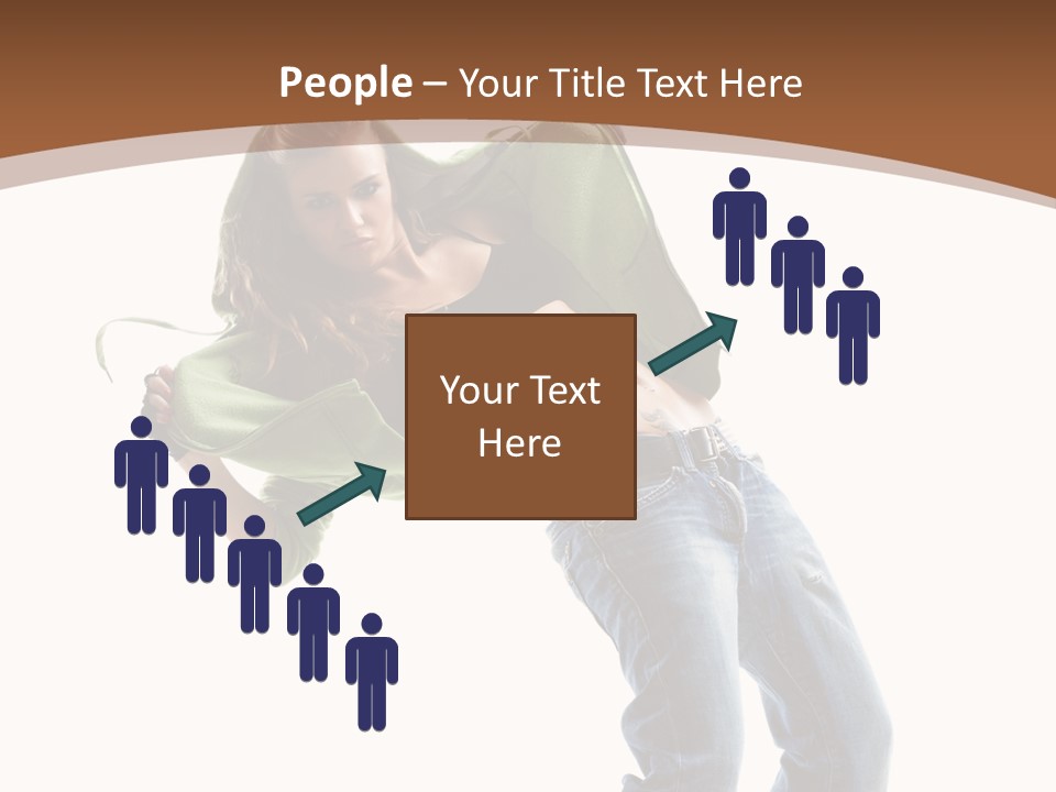 Grace Posing White PowerPoint Template