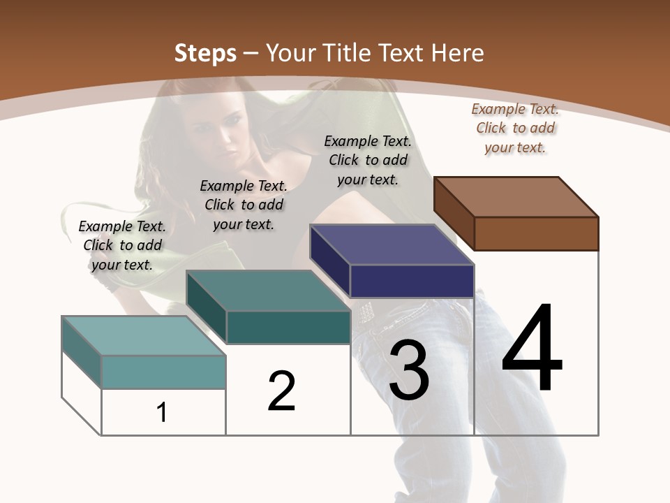Grace Posing White PowerPoint Template