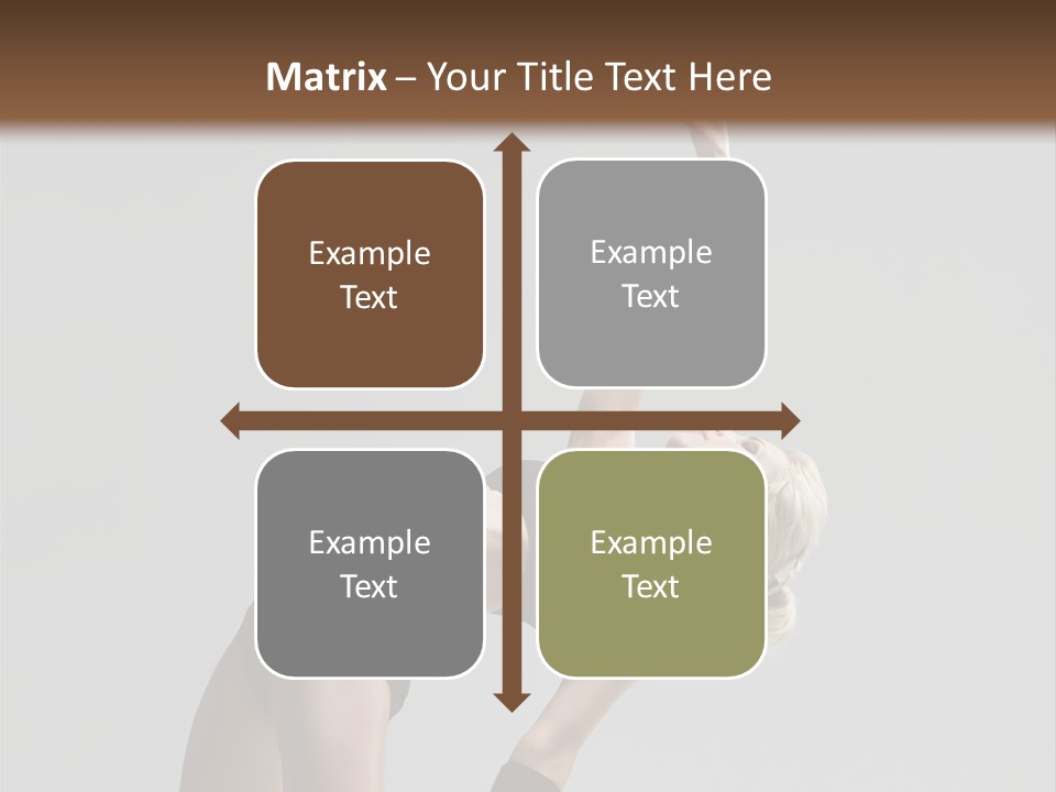 Sensuality Cheerful Jump PowerPoint Template