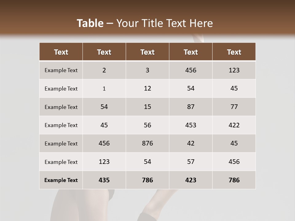 Sensuality Cheerful Jump PowerPoint Template