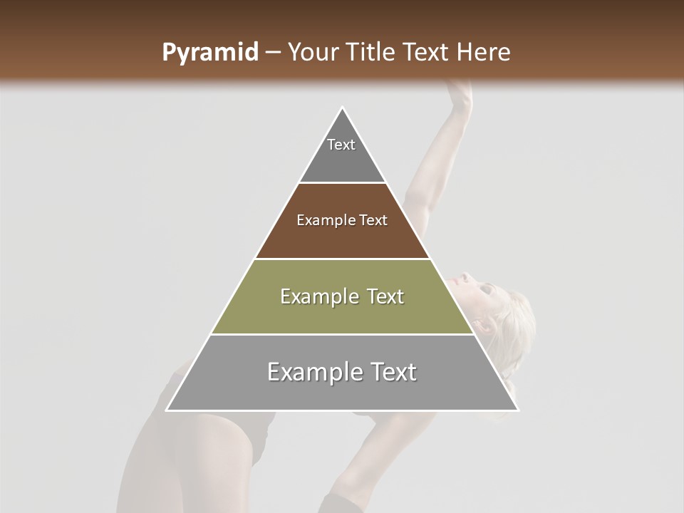 Sensuality Cheerful Jump PowerPoint Template