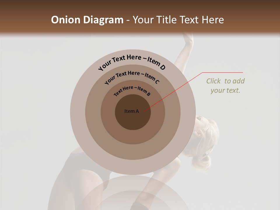 Sensuality Cheerful Jump PowerPoint Template