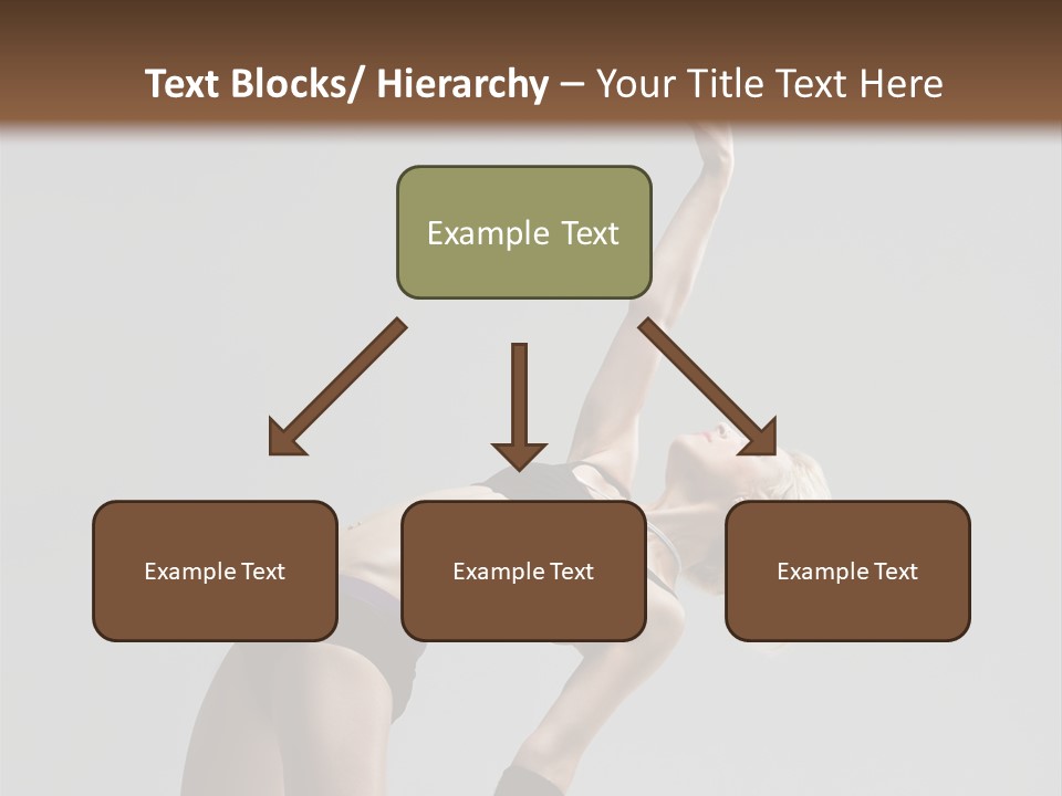 Sensuality Cheerful Jump PowerPoint Template