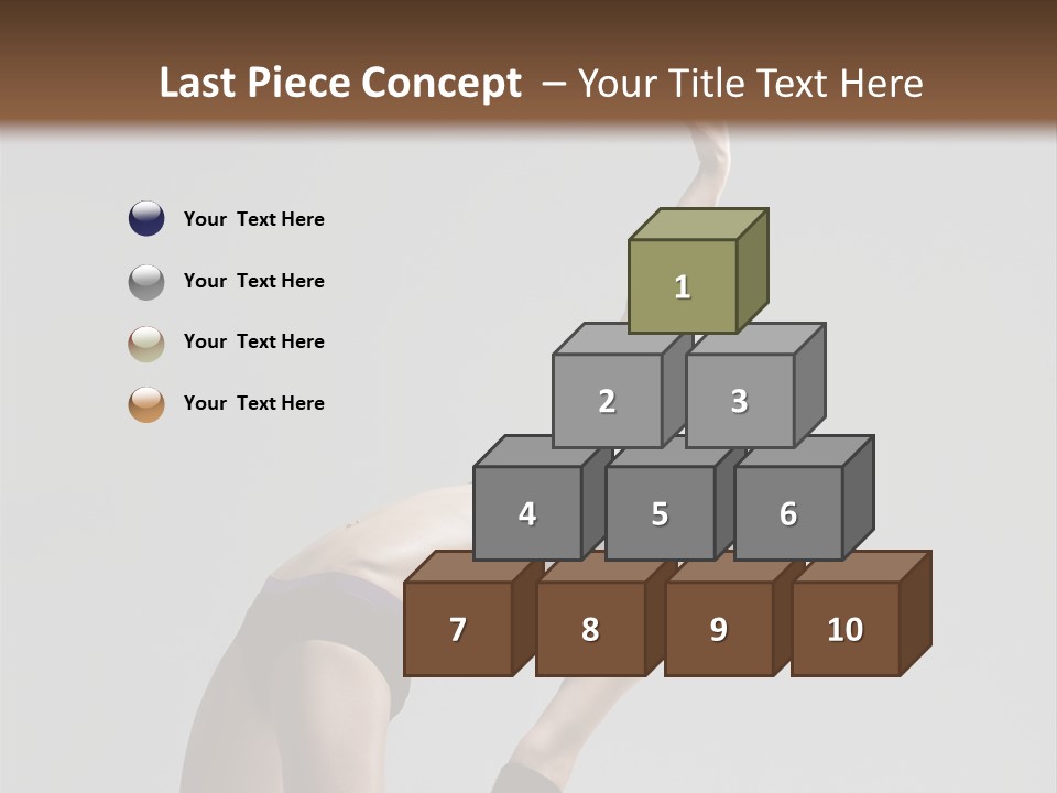 Sensuality Cheerful Jump PowerPoint Template