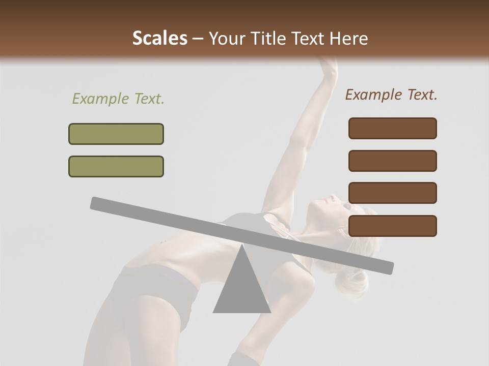 Sensuality Cheerful Jump PowerPoint Template