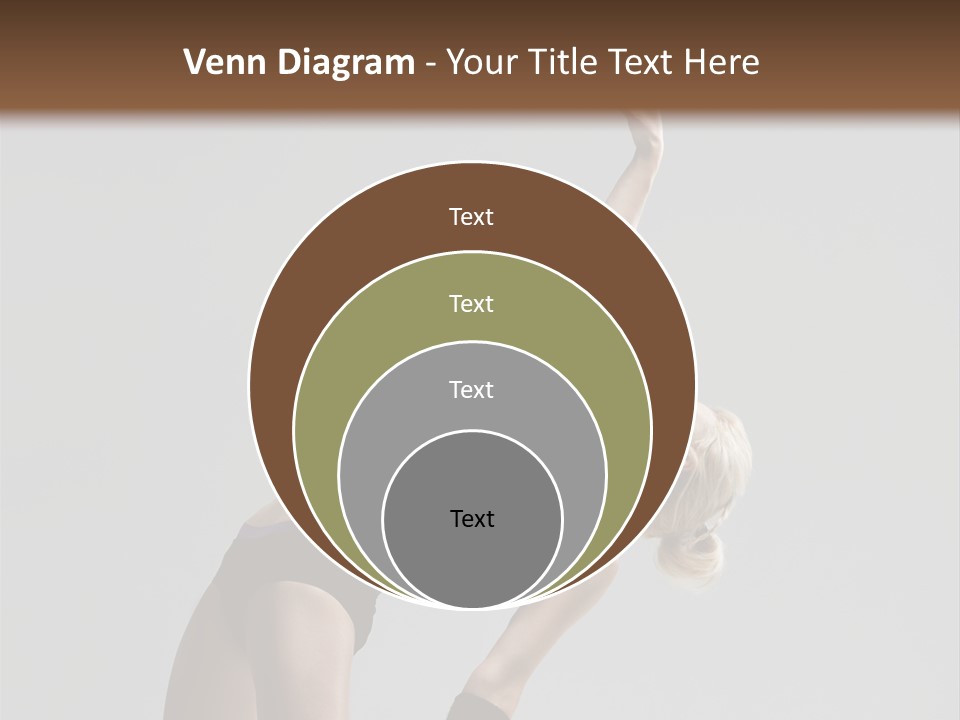 Sensuality Cheerful Jump PowerPoint Template