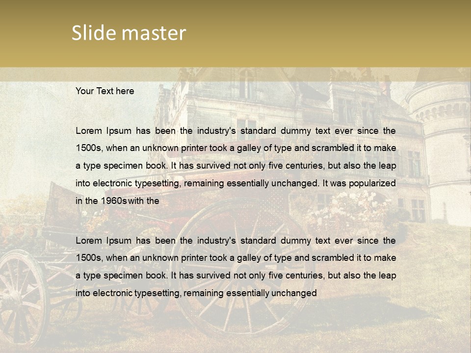 Scenic Paper Landscape PowerPoint Template