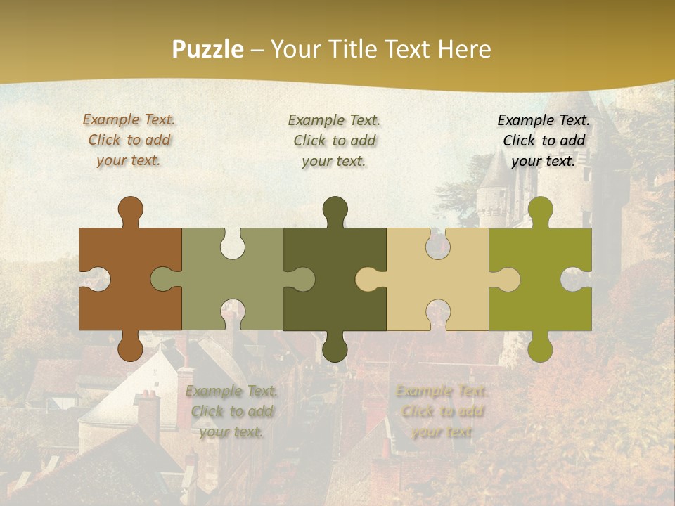 Tourism Romantic Grunge PowerPoint Template