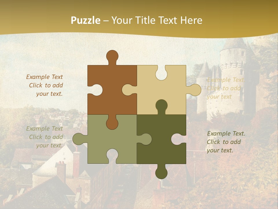 Tourism Romantic Grunge PowerPoint Template