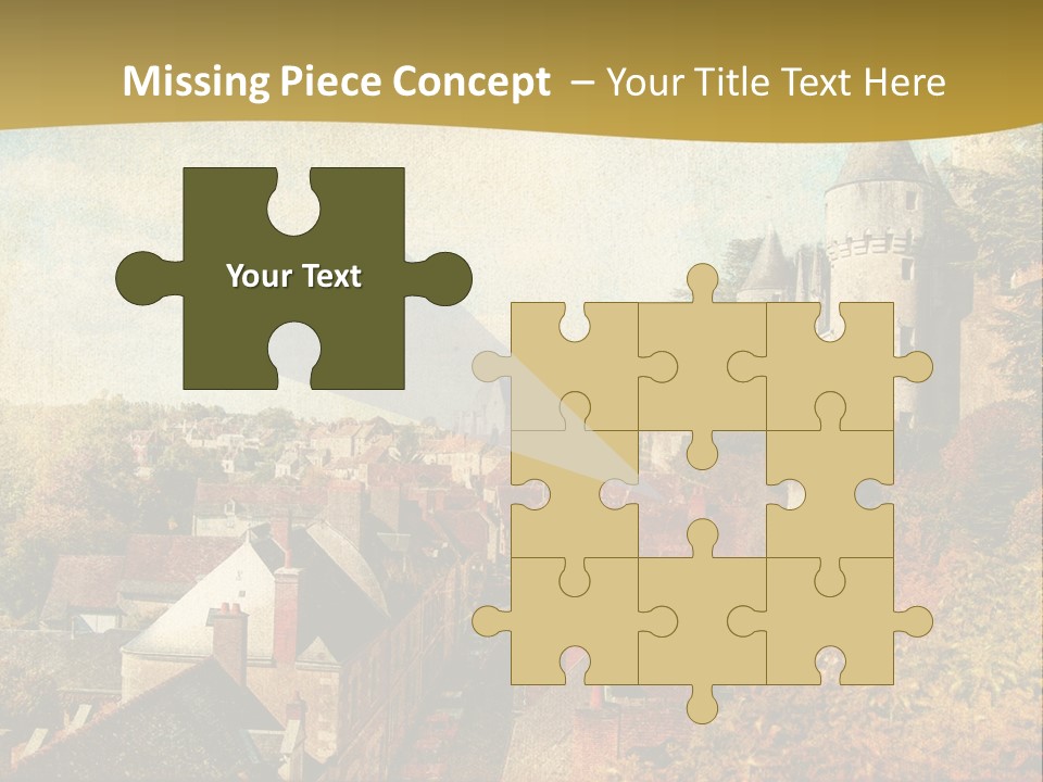 Tourism Romantic Grunge PowerPoint Template