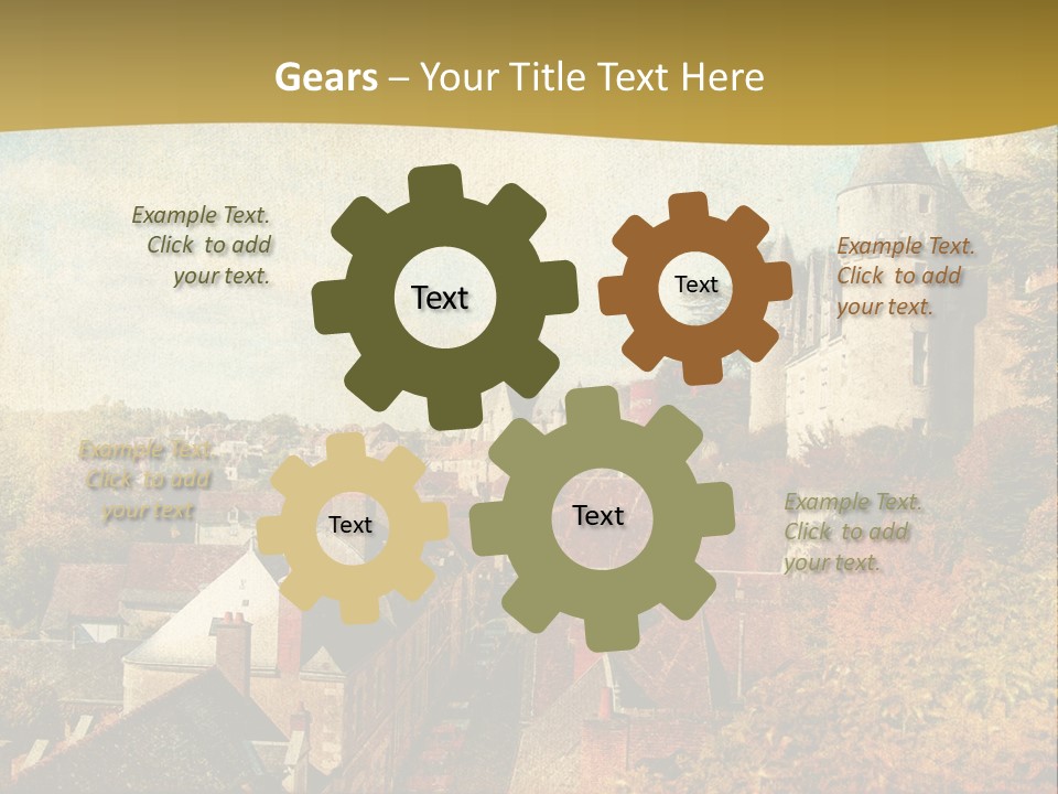 Tourism Romantic Grunge PowerPoint Template