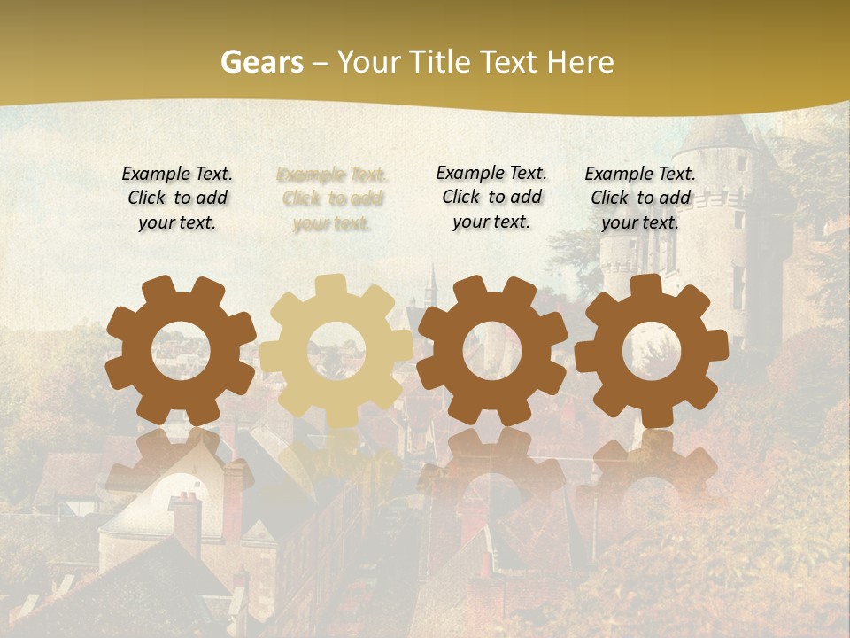 Tourism Romantic Grunge PowerPoint Template