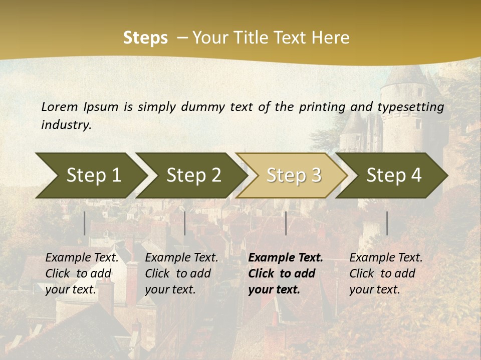 Tourism Romantic Grunge PowerPoint Template