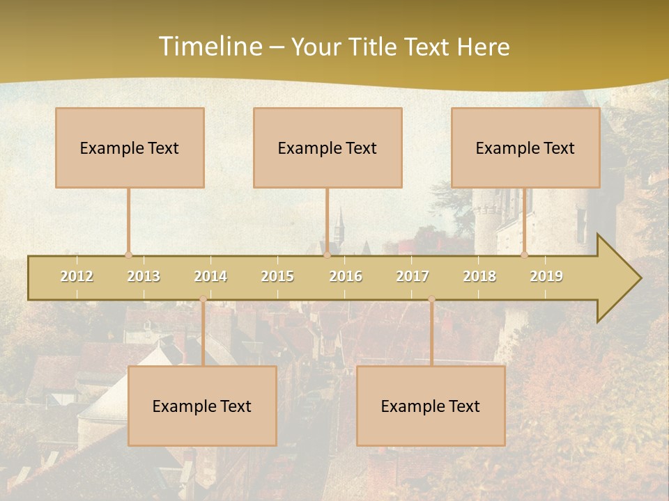 Tourism Romantic Grunge PowerPoint Template