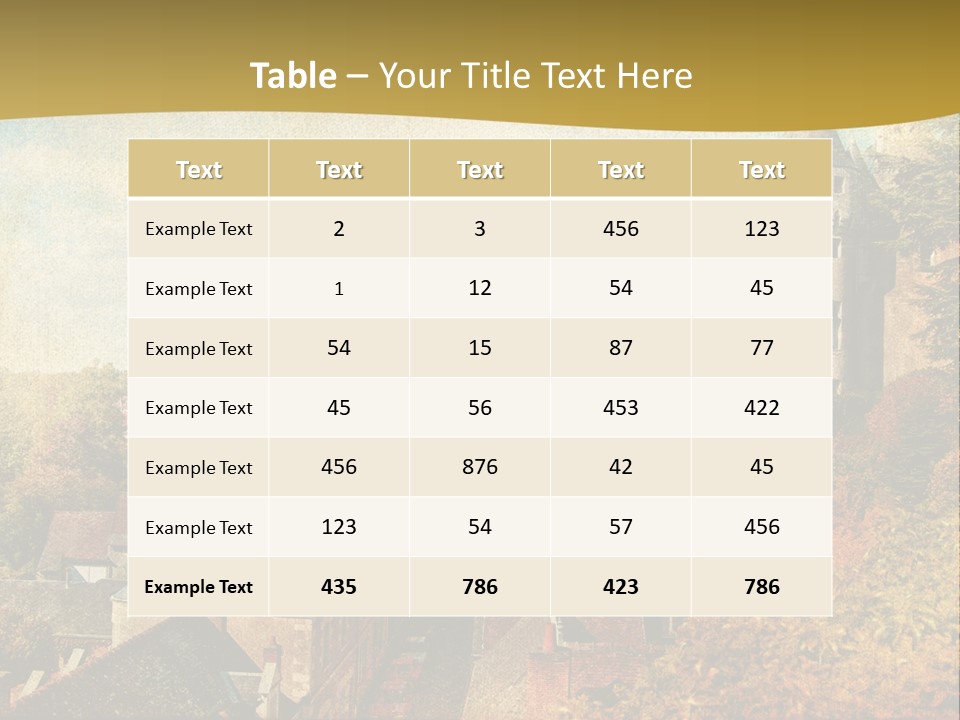 Tourism Romantic Grunge PowerPoint Template