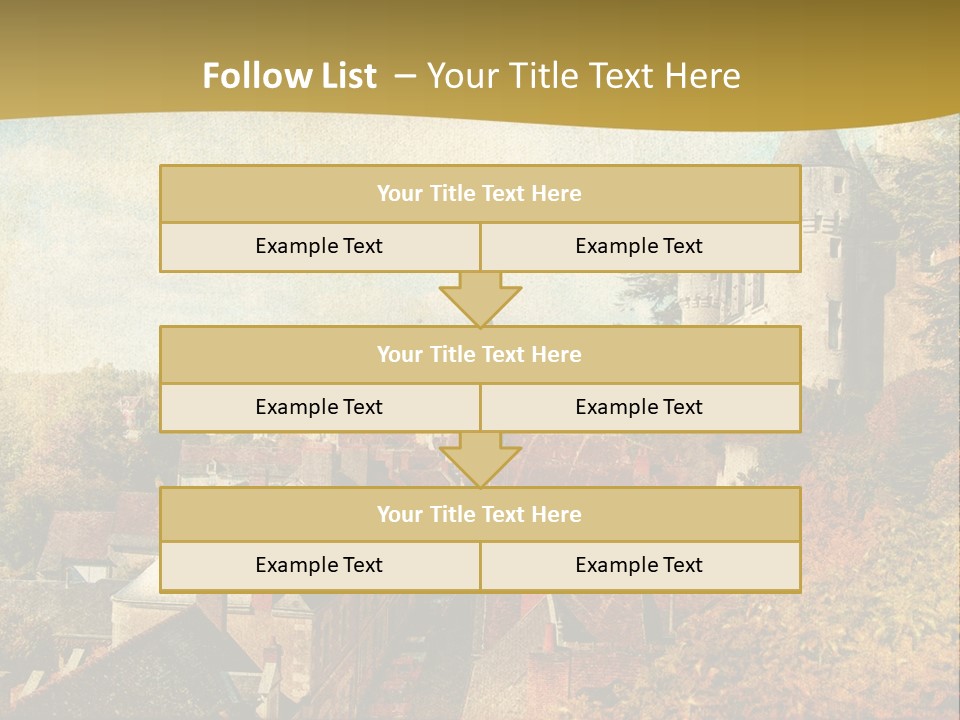 Tourism Romantic Grunge PowerPoint Template