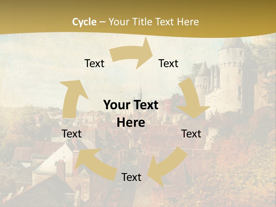 Tourism Romantic Grunge PowerPoint Template