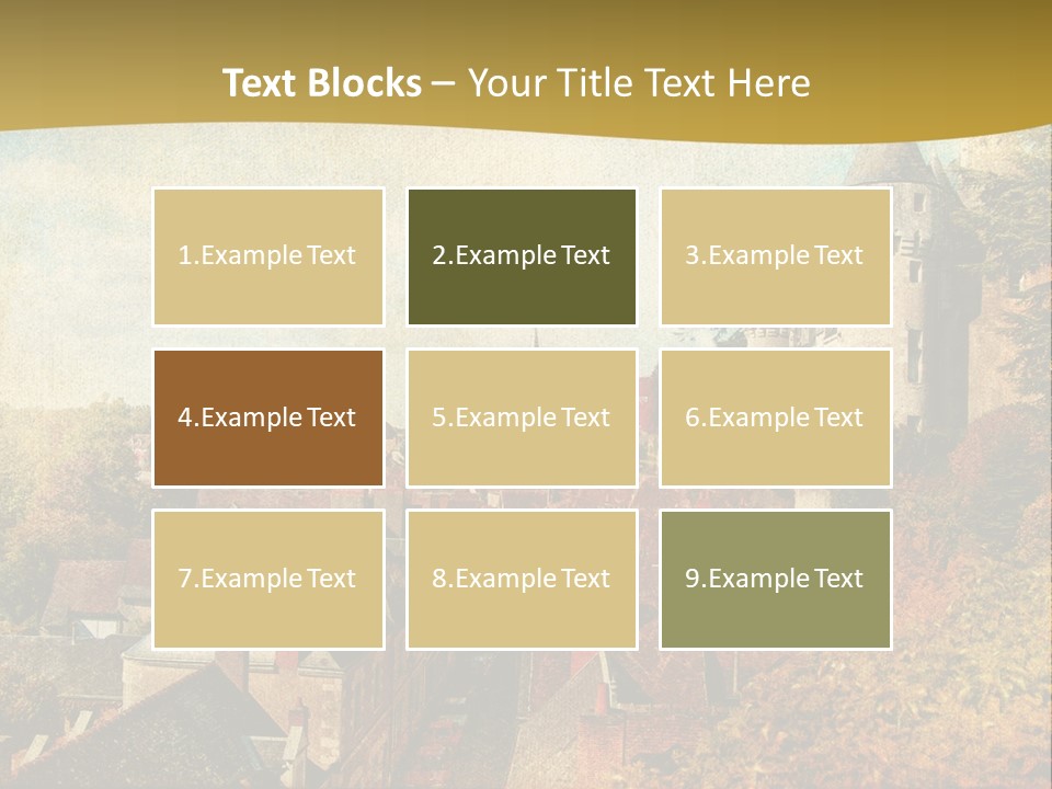 Tourism Romantic Grunge PowerPoint Template