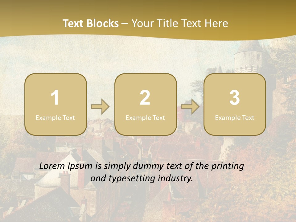 Tourism Romantic Grunge PowerPoint Template