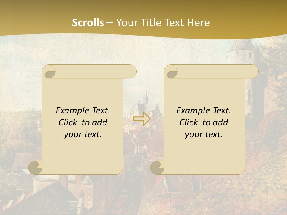 Tourism Romantic Grunge PowerPoint Template