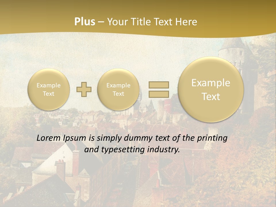 Tourism Romantic Grunge PowerPoint Template