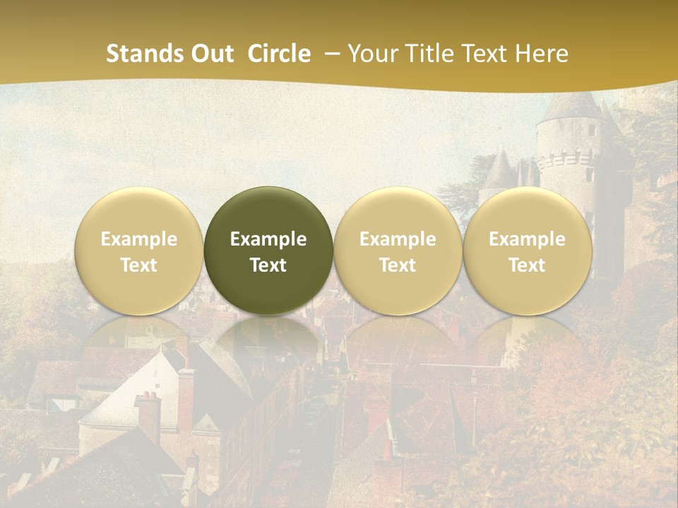 Tourism Romantic Grunge PowerPoint Template