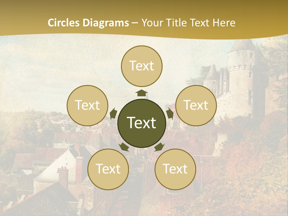 Tourism Romantic Grunge PowerPoint Template