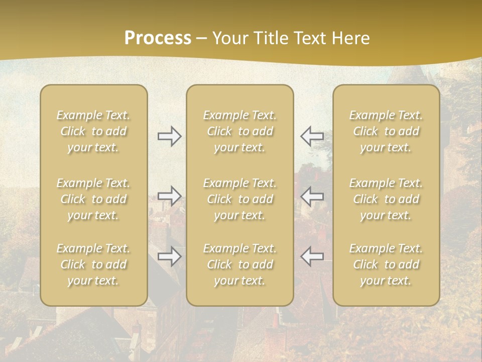 Tourism Romantic Grunge PowerPoint Template
