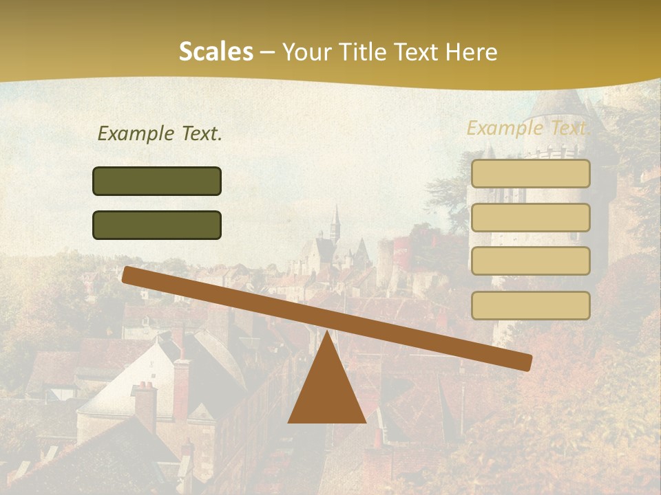 Tourism Romantic Grunge PowerPoint Template