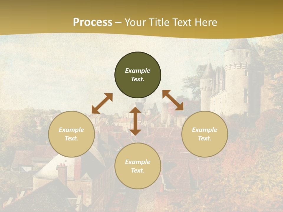 Tourism Romantic Grunge PowerPoint Template