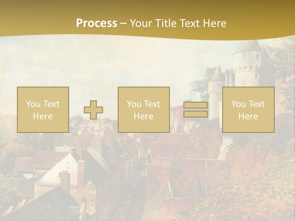 Tourism Romantic Grunge PowerPoint Template