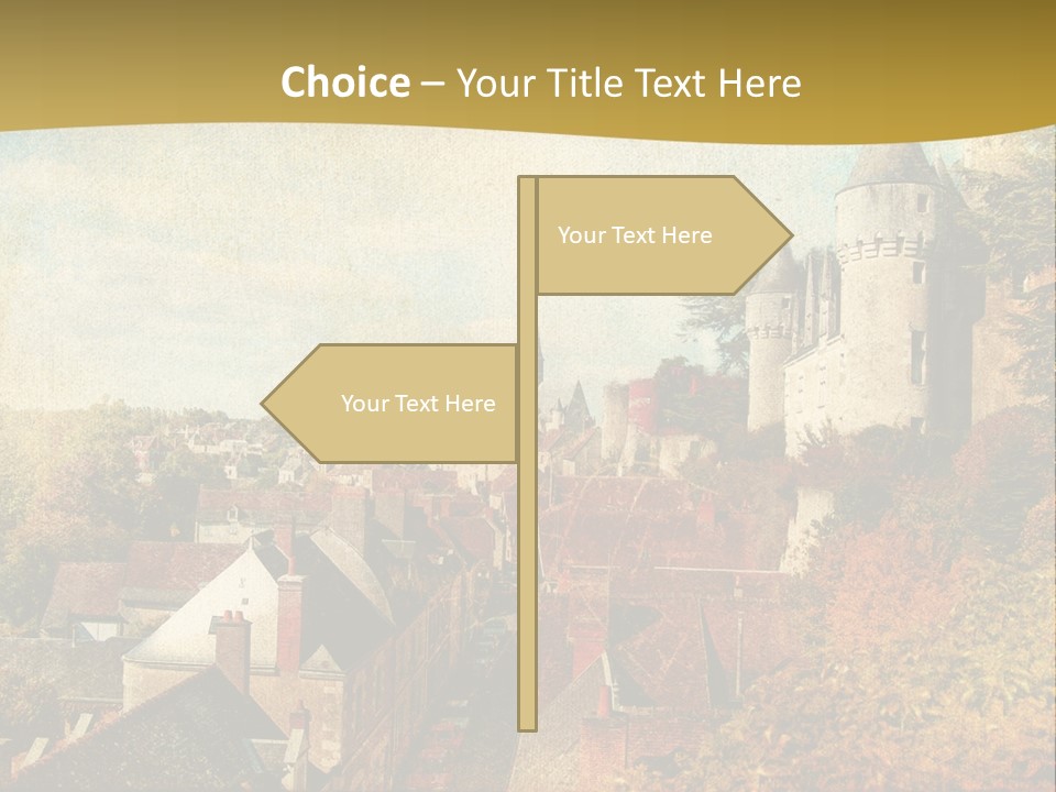 Tourism Romantic Grunge PowerPoint Template