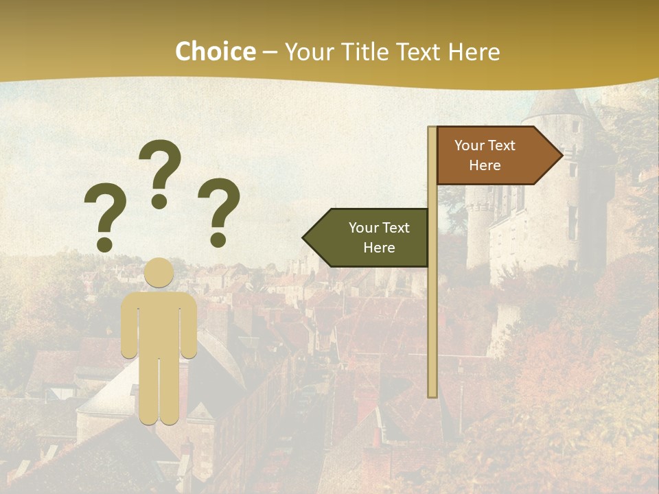 Tourism Romantic Grunge PowerPoint Template