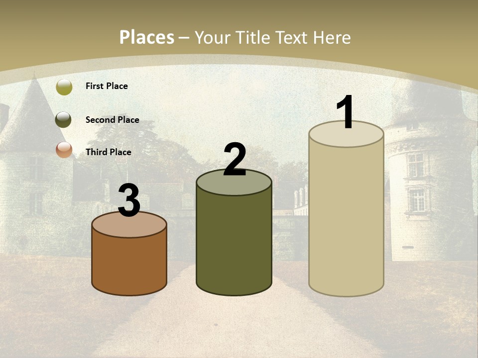 Picture Flower Scenic PowerPoint Template