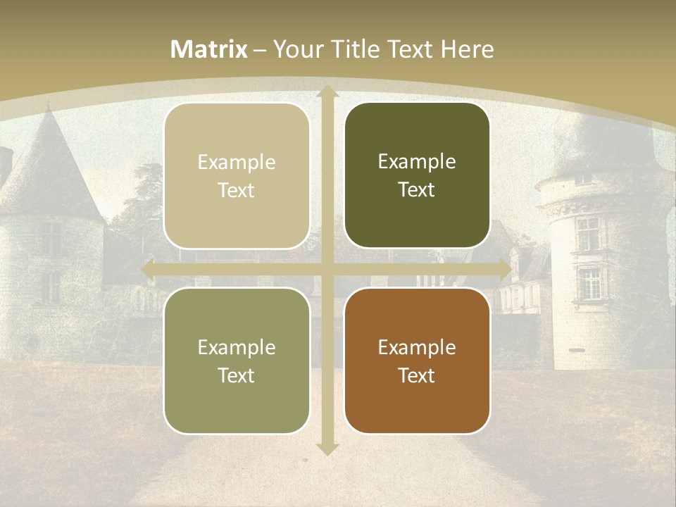 Picture Flower Scenic PowerPoint Template