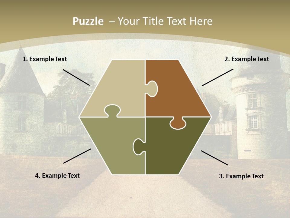 Picture Flower Scenic PowerPoint Template