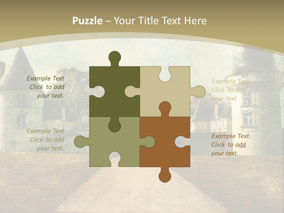 Picture Flower Scenic PowerPoint Template