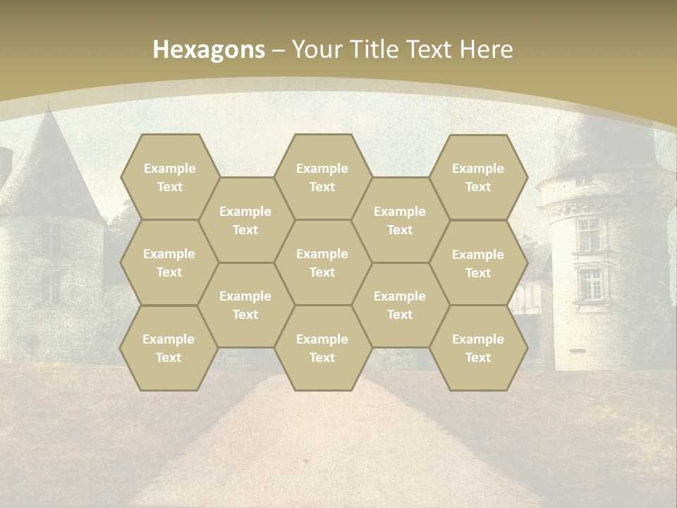 Picture Flower Scenic PowerPoint Template