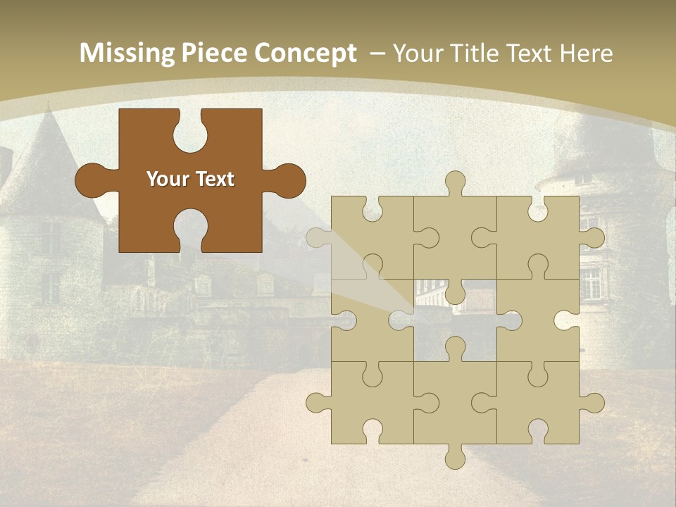 Picture Flower Scenic PowerPoint Template