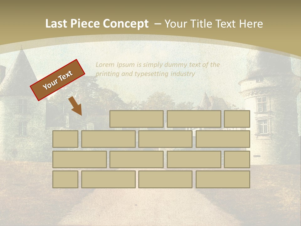 Picture Flower Scenic PowerPoint Template