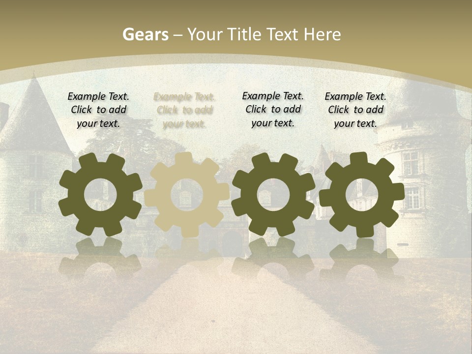 Picture Flower Scenic PowerPoint Template