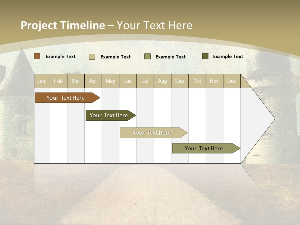 Picture Flower Scenic PowerPoint Template