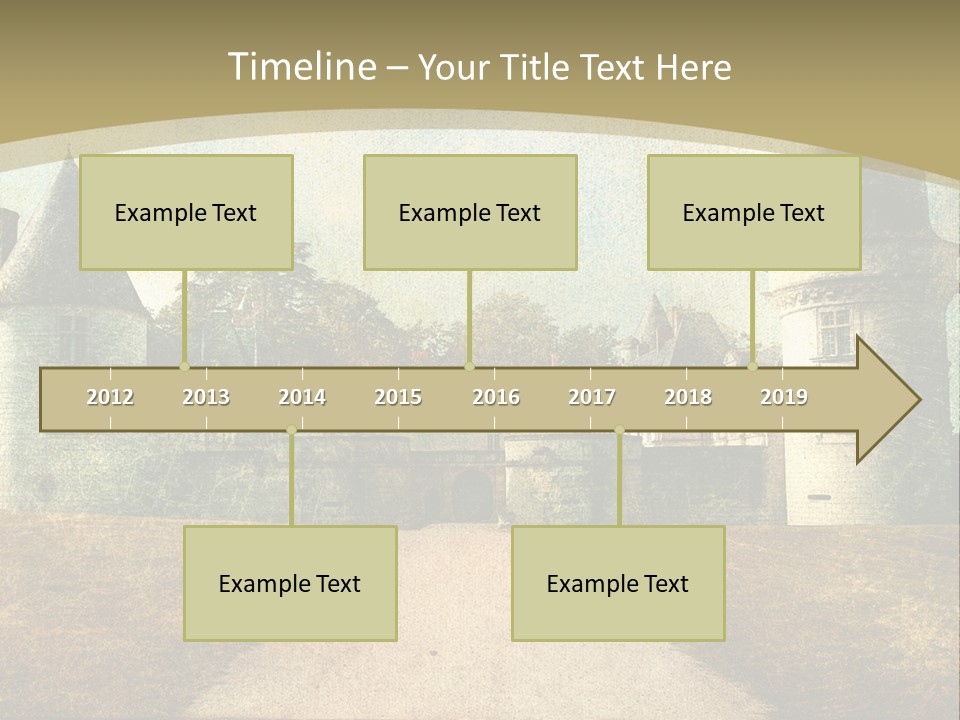 Picture Flower Scenic PowerPoint Template