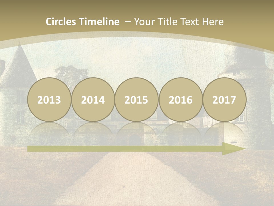 Picture Flower Scenic PowerPoint Template