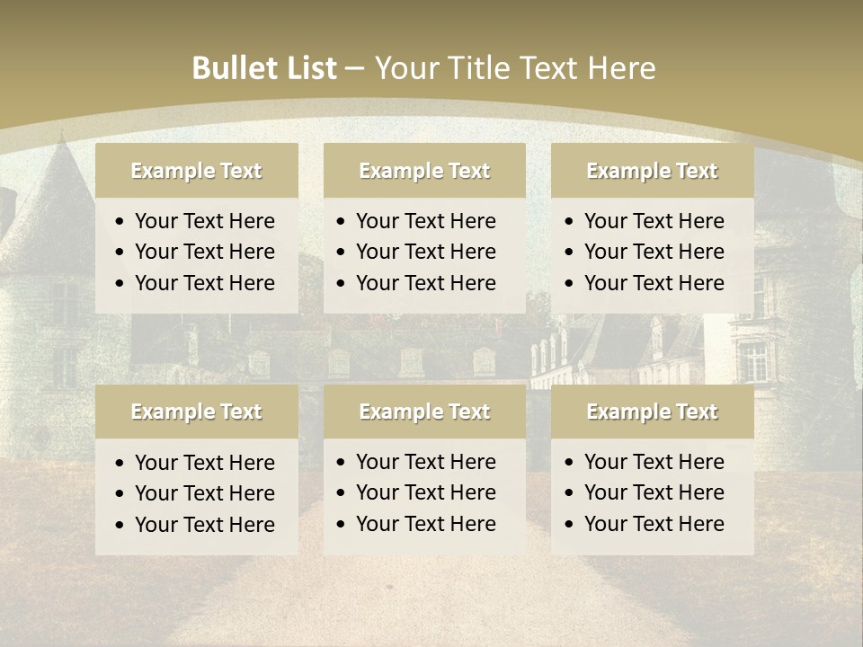 Picture Flower Scenic PowerPoint Template