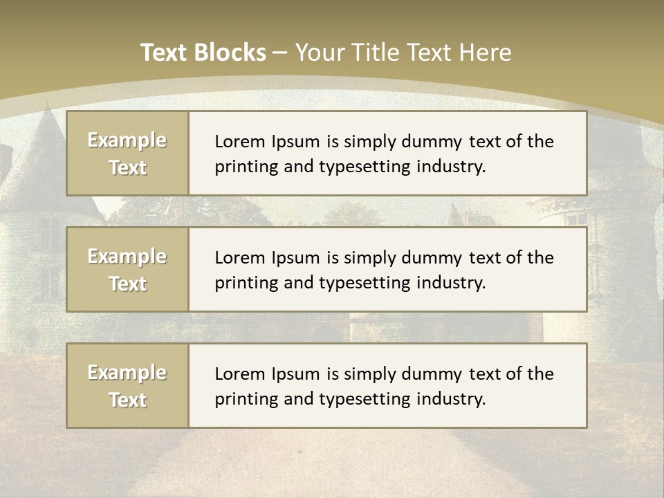 Picture Flower Scenic PowerPoint Template